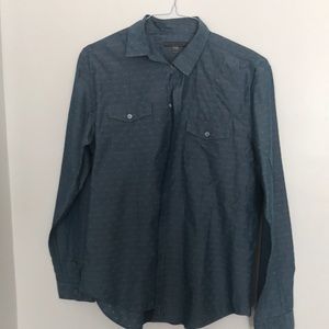 John Varvatos Collection Modern Military Shirt
